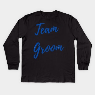 Team Groom Kids Long Sleeve T-Shirt